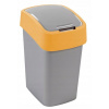 Kôš na odpadky Curver Flip Bin šedo-oranžový 9 l
