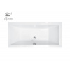 Besco Quadro Slim akrylátová vaňa 190 x 90 cm