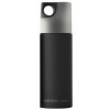 Fľaša na pitie Asobu Le Canal Nerezová oceľ 480 ml, čierna a sivá