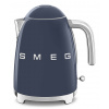 Smeg KLF03NBEU elektrická konvice 1,7 l 2400 W Modrá, Chrom
