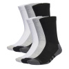 adidas Aeroready Crew 6 Pack Socks Junior Gry/White/Black Junior 1-6