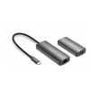 DIGITUS Video Extender Set, USB-C - HDMI, 4K/120Hz CAT6, 30 m DS-55343