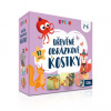 Kvído Dřevěné obrázkové kostky - Albi