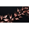 Obraz – Rosegold Listy Abstrakcia – AiArt 16:9