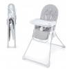 KINDERKRAFT Stolička jedálenská Binci Light Grey