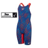 Závodné plavky - kombinéza Speedo Fastskin Openback Kneeskin růžovočerné Velikosti 28