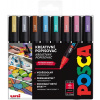 POSCA akrylový popisovač PC-5M Sada metalických farieb 8 ks (06582)