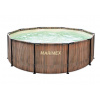 Marimex Bazén Florida 3,05x0,91 m so skimmerom - motív TEAK (10340284)