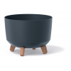 Prosperplast Květináč GRACIA STANDARD 23,5 cm - barva: antracit