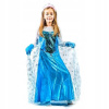 Kostým pre dievča - Detské šaty princezná Elsa - Frozen M (Dievčenské oblečenie Shepherds S 110 -120)