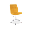 Signal OTOČNÉ KŘESLO Q-020 VELVET CURRY BLUVEL 68
