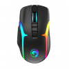 Marvo Myš M729W, 4800DPI, 2.4 [GHz], optika, 7tl., bezdrôtová, čierna, 1 ks vstavaná batéria, herná