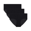 Dámske nohavičky Under Armour PS Mesh Hipster Solid 3Pack Black M