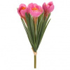 Krókusy v trse - umelá kytica, farba ružová