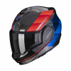 Moto prilba SCORPION EXO-TECH EVO CARBON GENUS čierno/modro/červená - Veľkosť XS
