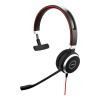 Jabra Evolve 40 MS Mono Slúchadlá s mikrofónom Kábel Pres hlavu Kancelária / call centrum Čierna (6393-823-109)