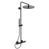 Ideal Standard CeraTherm Sprchový set s termostatom, priemer 30 cm, hodvábna čierna A7589XG