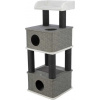 Trixie Škrabadlo ALMIRA, 2 jaskyne, miesto na odpočinok, 128 cm, sivé