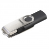 Hama USB 2.0 Flash Drive Rotate, 128 GB, 15 MB/s, čierna/strieborná - HAMA 108071