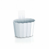 PROSPERPLAST Kvetináč závesný BOARDEE WALL biely 19,4 cm