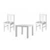Ikea SET Stôl+2x detské stoličky KRITTER Mammut BIELE
