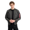 Alpha Industries Prechodná bunda MA-1 LW AOP Rainbow Ref. Čierna L