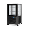Vitrína chladiaca, otočné police, tmavá, 230 l (ERG-230/G)
