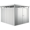 Biohort Záhradný domček BIOHORT Highline H5 duo 275 × 315 cm (strieborná metalíza)