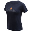 SENSOR MERINO BLEND MOON dámské triko kr.rukáv deep blue - XL