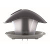 Prosperplast Sivé kŕmidlo pre vtákov plastové BIRDYFEED SQUARE 24,8 cm