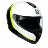 Prilba AGV Sportmodular Ray Carbon White Yellow Fluo Veľkosť: M (57 cm)