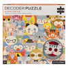 Petit Collage Puzzle zvieratka 100 ks s 3D okuliarmi