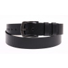 Pánsky kožený opasok Black Hand 130-98 čierny Veľkosť opasku = obvod vášho pása (cm): 90 cm