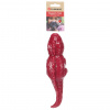 Flamingo Iguana Dog Toy 26cm - gumená jašterica na psie maškrty, s pískadlom - Bordová
