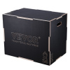 Vevor Plyo box 3v1 drevený, výšky 30/24/20 inch, protišmyk na domáci tréning SHYTX302420YJ3BI5V0