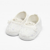 Dojčenské krajkové baletky capačky New Baby béžová 3-6 m - 3- 6 m