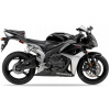 NÁLEPKY JUULA PRE HONDA CBR 600 RR 2007-2008 USA GRAFITOVO-ČIERNA NHB01EB