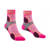 Ponožky Bridgedale Trail Run UL T2 CS 3/4 Crew Women’s Pink M (38-40EU)