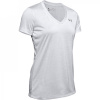 Under Armour Tech™ Twist V-Neck Short Sleeve Womens Halo Grey 8 (XS)