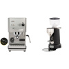 Profitec GO, brushed stainless steel + ECM V-Titan 64, anthracite