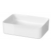 Cersanit Crea umývadlo 49.5x34.5 cm obdĺžnik pultové umývadlo biela K114-001-BOX