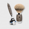 Mühle Edition No. 3 Bog Oak & Sterling Silver Fusion sada na holení