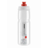 ELITE-Fľaša JET transparentná červené logo 750 ml Biela 0,75 L 2025