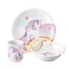 Detský porcelán 3 dielna sada Jednorožec
