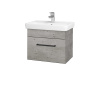 Dreja Umývadlová skrinka SOLO SZZ 55 - D01 Betón / Úchytka T06 / D01 Betón