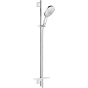 GROHE Rainshower SmartActive sprchová súprava, ručná sprcha 3jet priemer 150 mm EcoJoy, 90 cm sprchová tyč s poličkou na mydlo a sprchová hadica 175 cm, chróm, 26594000