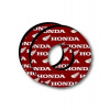 Penové krúžky na gripy donuts HONDA (červená, pár)