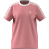 adidas Essentials 3 Stripe dámske tričko Semi Pink Spark XS (4-6)