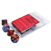 Sada kociek na RPG: Chessex - Blue-Red Gold (10 ks)