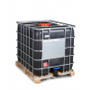 IBC kontajner Recobulk, UV ochrana, paleta, 1000 litrov, otvor DN 225, vypúšťací otvor DN 80